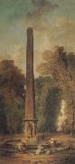 ROBERT, Hubert Landscape with Obelisk oil painting